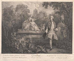 Francois Charles Racot de Grandval door Artist Unknown