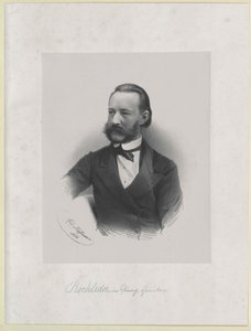 Friedrich Rochleder (afdruk) door Artist Unknown