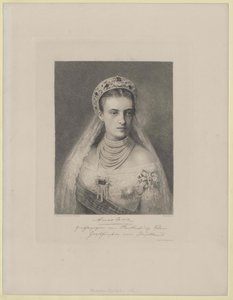 Groothertogin van Rusland Anastasia Michailovna door Artist Unknown