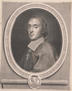 Guillaume de La Brunetiere du Plessis-Gest? (prent) door Artist Unknown