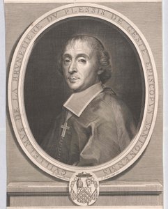 Guillaume de La Brunetiere du Plessis-Gest? (prent) door Artist Unknown