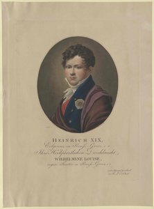 Heinrich graaf Reuss zu Greiz door Artist Unknown