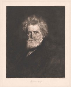 Hermann von Lingg (druk) door Artist Unknown
