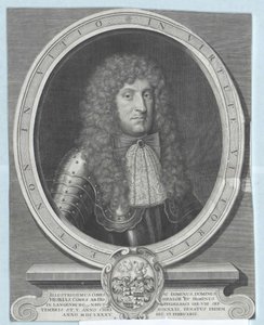 Hezekiah graaf Hohenlohe-Waldenburg-Pfedelbach door Artist Unknown