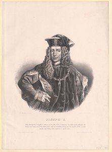Heilige Roomse keizer Jozef I door Artist Unknown