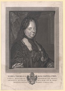 Heilige Roomse Keizerin Maria Theresia door Artist Unknown