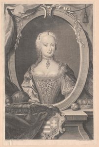 Heilige Romeinse Keizerin Maria Theresa door Artist Unknown