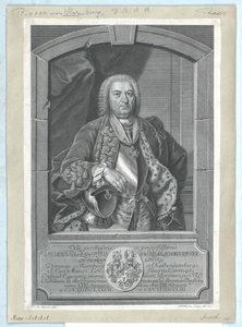 Johann Albrecht Andreas Adam Rieter von Kornburg en Kalbensteinberg door Artist Unknown