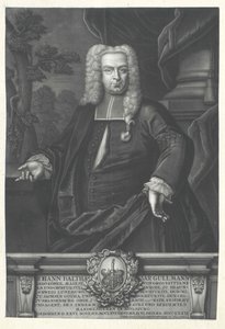 De heer Johann Balthazar Gullmann door Artist Unknown
