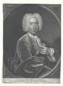 Johann Frederik baron Bachoff van levensecht door Artist Unknown