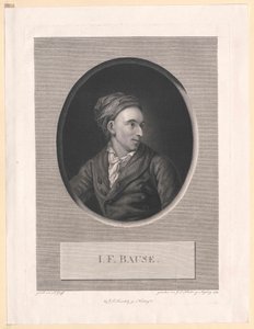 Johann Friedrich Bause door Artist Unknown