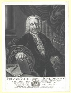 Johann Gabriel Doppelmayr door Artist Unknown
