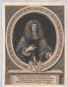 De heer Johann Georg Sifter door Artist Unknown