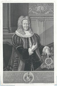 Johann Sigismund Holzschuher van Aspach en Harrlach door Artist Unknown
