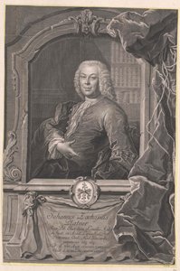 Johann Zacharia Platner door Artist Unknown