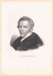 Karl Friedrich Schinkel door Artist Unknown