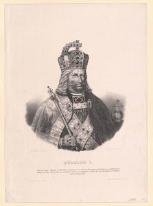 Koning Rudolf I van Habsburg door Artist Unknown