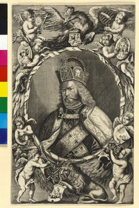 Koning Rudolf I van Habsburg door Artist Unknown