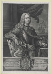 Koning van Denemarken Christian VI door Artist Unknown