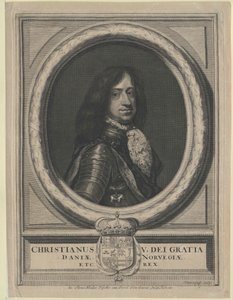 Koning van Denemarken Christian V.