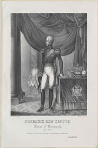 Koning van Denemarken Frederik VI door Artist Unknown