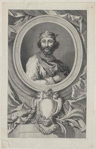 Engelse koning Edward I (afdruk)