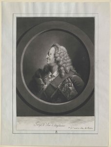 Koning van Engeland Keurvorst van Hannover George II door Artist Unknown