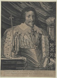 Koning van Frankrijk Lodewijk XIII door Artist Unknown