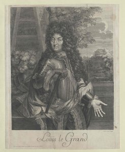 Koning van Frankrijk Lodewijk XIV door Artist Unknown