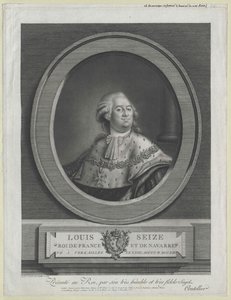 Koning van Frankrijk Lodewijk XVI door Artist Unknown