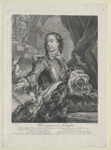 Koning van Frankrijk Lodewijk XV door Artist Unknown