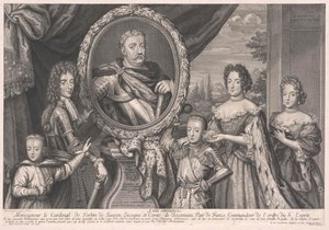 Koning van Polen Johann III Sobieski (druk)