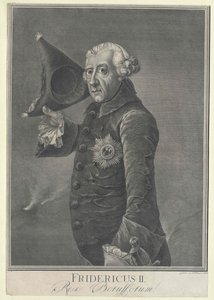 Koning van Pruisen Frederik II door Artist Unknown