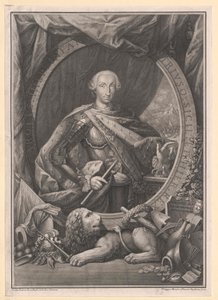 Koning van Spanje Karel III door Artist Unknown