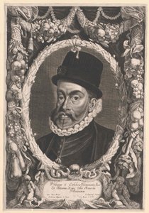 Koning van Spanje Philipp II door Artist Unknown
