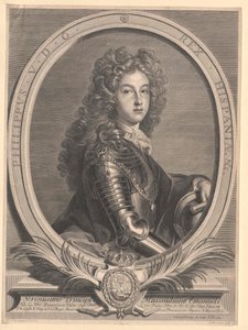 Koning van Spanje Philipp V. door Artist Unknown
