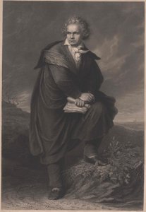Ludwig van Beethoven door Artist Unknown