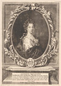 Margarethe Barbara Struve (afdruk) door Artist Unknown