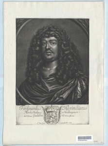 Markgraaf van Baden-Baden Ferdinand Maximiliaan door Artist Unknown
