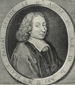 PASCAL, Blaise (1623-1662). Franse wiskundige, natuurkundige en filosoof. Gravure door Artist Unknown