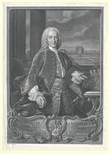 Paul Jakob von Marperger door Artist Unknown
