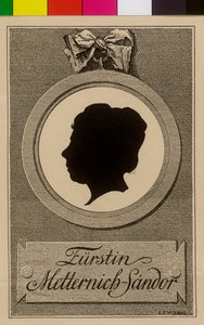 Pauline gravin Sandor von Slavnicza (prent) door Artist Unknown