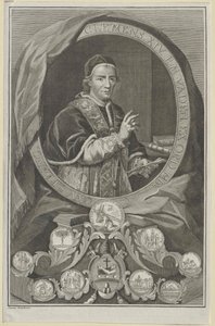Paus Clemens XIV door Artist Unknown