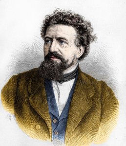 Portret van Hermann von Lingg .