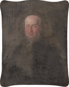 Portret van een man (olieverf op doek) door Artist Unknown