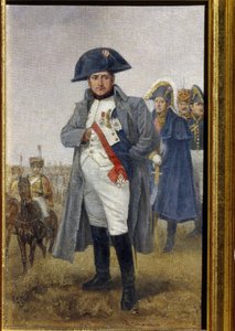 Portret van keizer Napoleon Bonaparte (olieverf op doek) door Artist Unknown