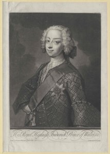 Prins van Engeland Frederik Ludwig door Artist Unknown
