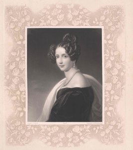Prinses van Beieren Sophie (afdruk) door Artist Unknown