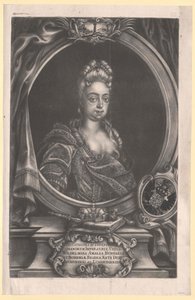 Prinses van Brunswick-Lueneburg Wilhelmine Amalie door Artist Unknown