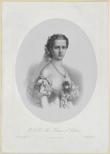 Prinses van Denemarken Alexandra door Artist Unknown